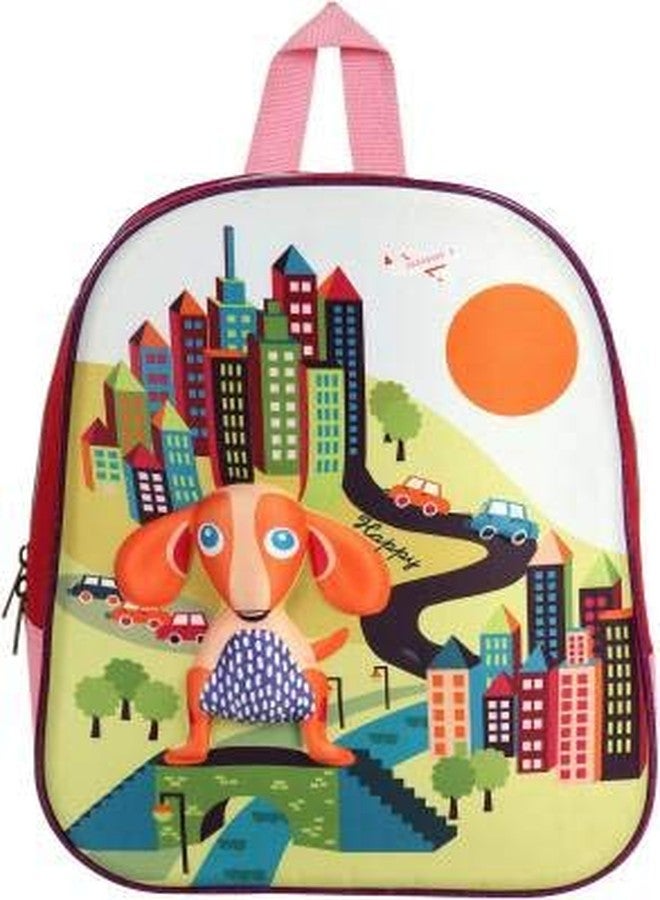 Ineffable Cartoon 3D Print Play School Bag for Kids/School Backpack for Kids (Multicolour) - Image 1